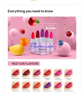 Flavoured lipstick