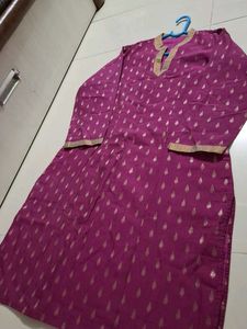 Elegant Purple Kurta