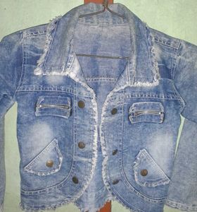 Denim Button-Up Jacket