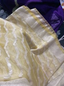 Elegant Yellow Saree .
