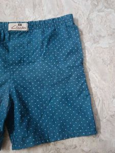 Blue Polka Dot Shorts