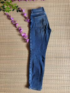 Dark Wash high Rise Denim Jeans