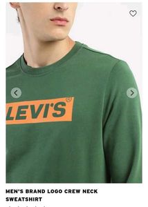 New original sealed tag Levi&#39;s Green sweatshirt