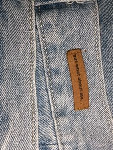 Double Waistband Denim Jeans