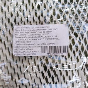 MAC Cosmetics Pink Pouch