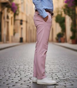 Pink Casual Pants