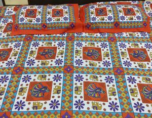 Elephant Print Bedsheet Set