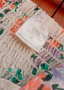 White Puff Sleeve Crop Top