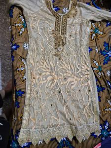 Combo Of Two Pretty Party Wear Diamond Kurtis