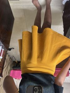 Mustard Mini Skirt