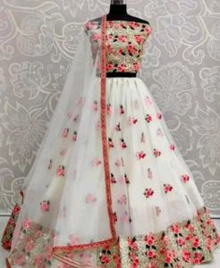 Unstitched Lehnga Blouse With Duppata