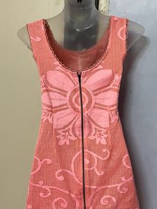 Pintrest Pink Floral Lace Dress