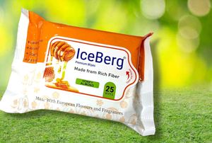 Iceberg FACIAL/FACE TISSUES -Wet-MAKEUP REMOVER-Soft -Tissue Paper Face Cleanser/Cleaning Wipes For Women &amp; Girls - Honey Name: Iceberg FACIAL/FACE TISSUES