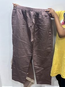 Elegant Brown Kurtaset pajama and dupatta