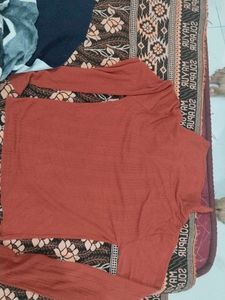 Terracotta Long Sleeve Top