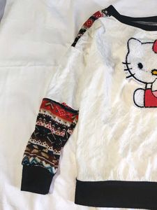 Hello Kitty Knit Sleeve Top