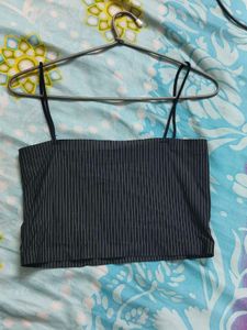 striped Crop Top/Bra