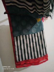 Stylish Striped Saree
