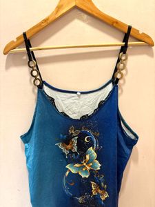 Butterfly Print Cami Top