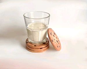 Chocolate Chip Cookie Coasters 🍪