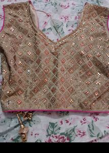 Orange Lehenga Choli Set
