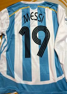 Argentina Jersey Long Sleeve Retro Messi Kit