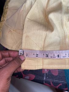 Saree And Stitched Blouse Like New
