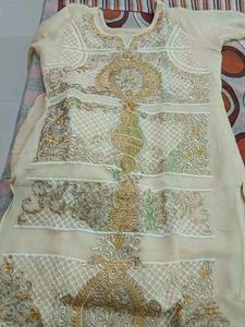 Golden Kurta Set 3pc
