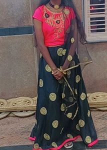Elegant pink Lehenga Choli Set