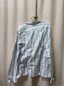 Striped Button-Down Shirt