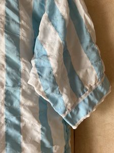 Lining Blue And White Shirt