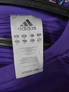 Adidas Purple Long Sleeve workout top