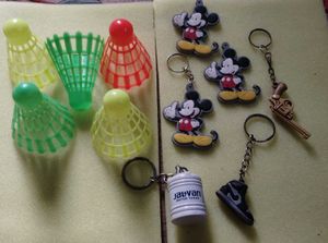 Keychain &amp; Badminton Shuttlecock Bundle!
