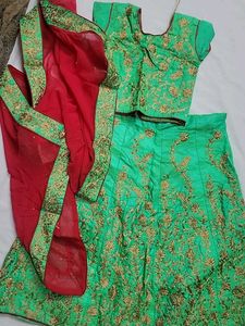 GREEN Lehenga