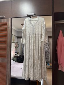 Georgette chikankari kurta