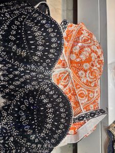 Black &amp; White Designer Lehenga