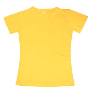 Classic Yellow Crew Neck Tee