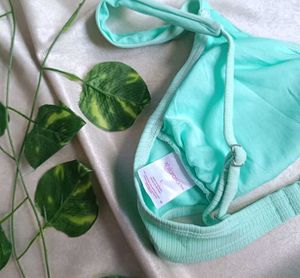 Mint Green Bikini Top