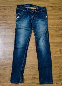 Vintage Look Blue Jeans