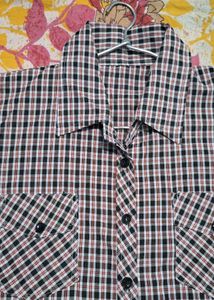 Stylish women’s checkered shirt