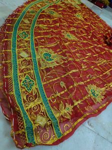 Unstitched Rajputi Lehanga With Long Duppata🔥