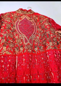 Red Embroidered Lehenga Choli
