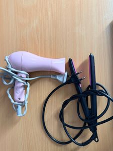 Hair Dryer & Straightener Set