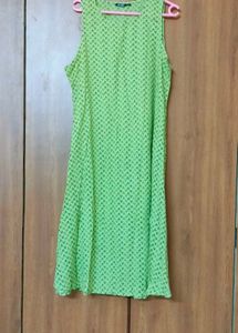 Green Floral Dress With Jacket