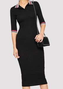 Shein Black Polo Dress