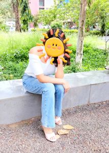 Chic White Ribbed Knit Top
