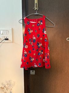ZARA | Floral Sleeveless Tank