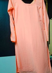 Peach Embroidered Salwar Kameez