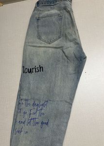 Women Blue Boyfriend Fit Jeans