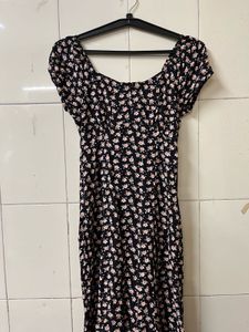 Floral Print Midi Dress